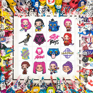 Charm de PVC al por Mayor con Diseño de Personajes de Kpop Demon Hunters para Zapatos <span class=keywords><strong>Crocs</strong></span>, Decoraciones Lindas Unisex, Accesorios DIY, <span class=keywords><strong>Pins</strong></span> - Product Image 3