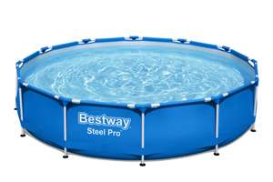 Ensemble de <span class=keywords><strong>piscine</strong></span> hors sol <span class=keywords><strong>Bestway</strong></span> 56681 3,66 m X 76 cm <span class=keywords><strong>Steel</strong></span> <span class=keywords><strong>Pro</strong></span> Round - Product Image 2