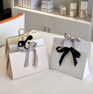 Wholesale in Stock High-end Wooden <b>Ring</b> Ribbon Hand-held Gift <b>Box</b>, Candy <b>Box</b>, Logo-covered Paper <b>Box</b>, Souvenir Packaging <b>Box</b> - Product Image 1