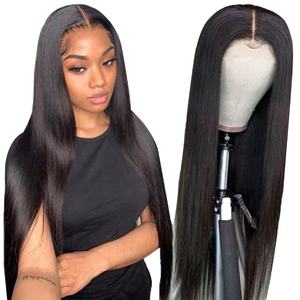 未加工的40-60英寸越南生发延伸秘鲁和巴西处女人发蕾丝假发长款 - Product Image 5