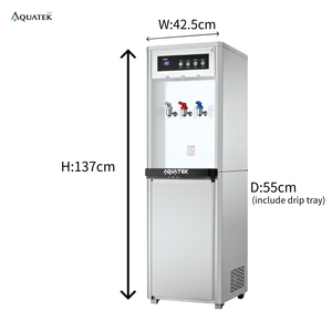 Dispensador de Agua de Pie de 950W, 100% Ebullición, AQ-1123, Agua Caliente/Tibia/Fría, Tanque de Agua Caliente de 10L, Nivel de Energía 1, Enfriador de Agua de Acero Inoxidable para Piso - Product Image 6