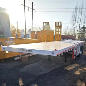 <span class=keywords><strong>Remorque</strong></span> plateau 3 essieux 50-80 tonnes 40 pieds, vente directe usine - Product Image 3