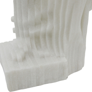 Scultura classica di figura femminile in pietra testurizzata per decorazioni domestiche, da esporre su scaffale o tavolino da caffè - Product Image 5