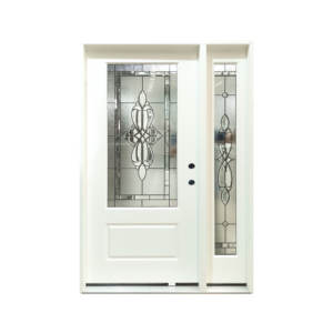 Puerta de fibra de vidrio duradera e impermeable del proveedor chino para entrada al aire libre con apertura de un solo lado para hoteles y exteriores - Product Image 6