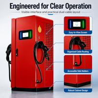Nouvelle station de recharge rapide DC pour véhicules électriques de 60 kW à 240 kW, fabricant OEM ODM, avec OCPP 1.6/2.0 et application/RFID pour usage public