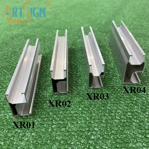 OEM Extruded Aluminium Profile PV Solar Panel <strong>Bracket</strong> Solar Mounting System Aluminum Railing <strong>Post</strong> Extrusion | Art Sign - Product Image 4