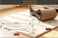Griffoir pour chat d'intérieur à 4 niveaux, en carton et papier, emballé en gros, durable, mignon, blanc, moderne, classique et écologique