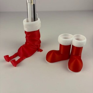 Almacenamiento de Botas Navideñas de Plástico Impreso en 3D con Función para Colgar - Product Image 1