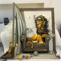 Impression 3D Stratasys Polyjet en couleur pleine J750 J850, haute qualité, grande pièce, œuvre d'art, assemblage de pièces et peinture, fabrication rapide