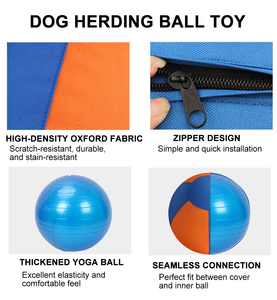 Pelota Interactiva para Perros, Ovejas y Caballos, de Tela Oxford, Inflable, Auto-lanzable, para Entrenamiento, Ejercicio y Pastoreo de Mascotas - Product Image 5