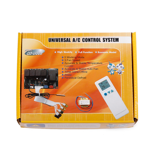 NBLT Universal Electric A/C Remote Control System for Home Use KD-U02B Model 1 Year Warranty