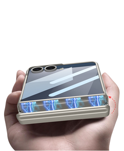 GKK magnetic Simple Design Full-Body <b>PC</b> 360 rotating <b>stand</b> Protection Shockproof Waterproof Pure Color Case for Z Flip 7 - Product Image 6