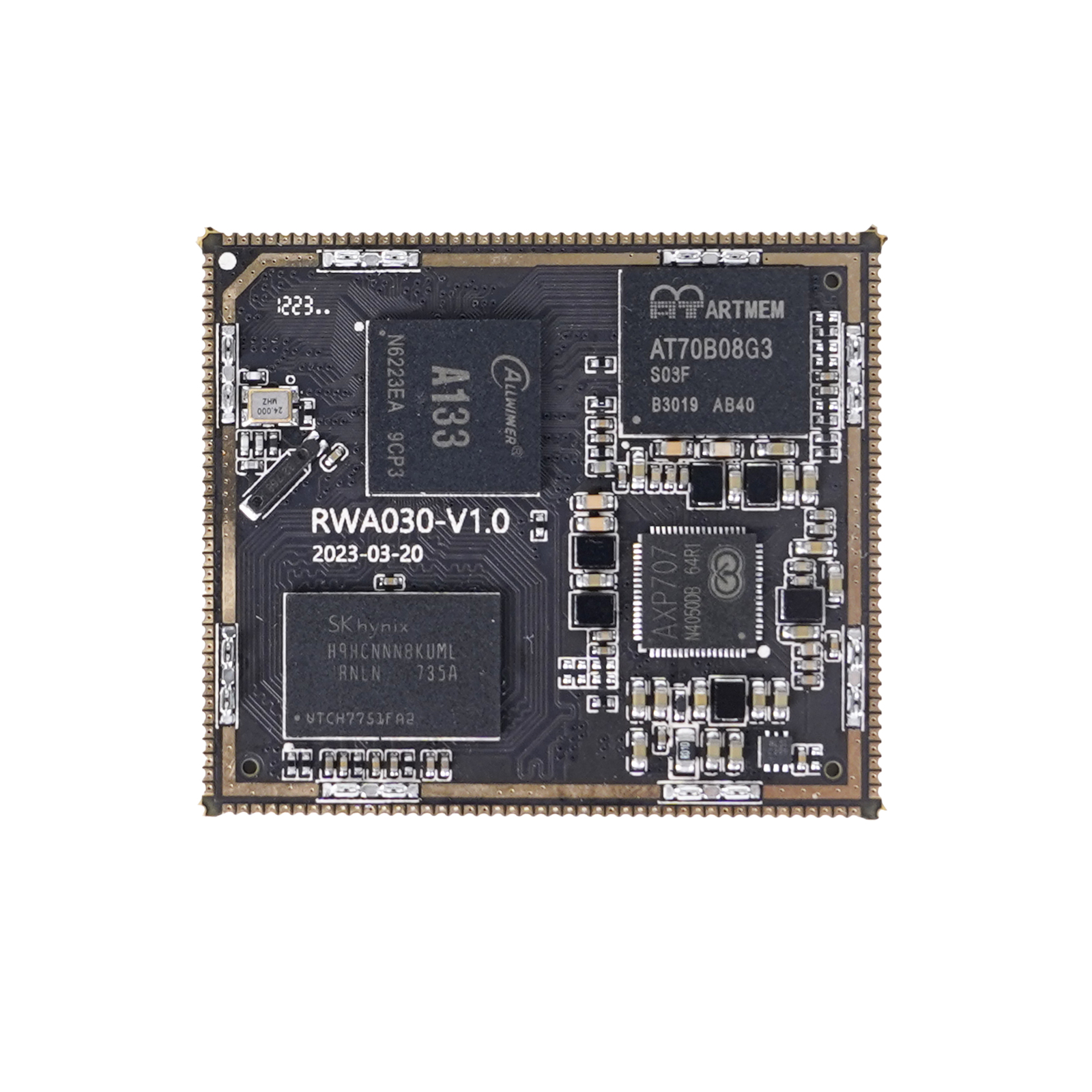 Allwinner A133 Som Linux Android Board - 1G RAM, 8GB ROM