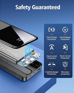 พาวเวอร์แบงค์บางเฉียบลดราคาพิเศษ 20000mah พาวเวอร์แบงค์อเนกประสงค์สำหรับโทรศัพท์มือถือ 15000mah ขายส่ง - Product Image 3
