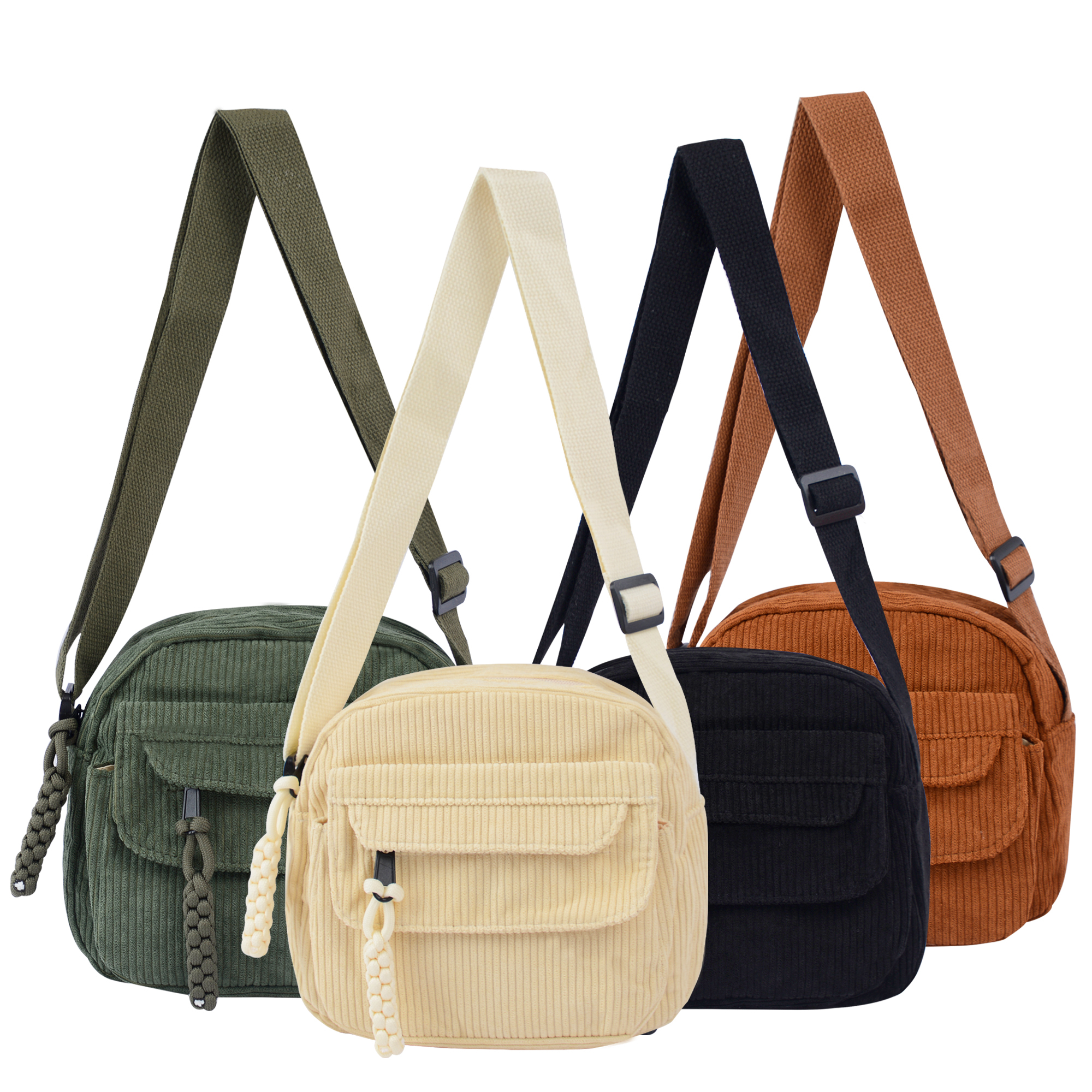 Canvas Messenger and Shoulder Tote Bags