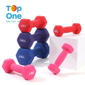 TopOne personnalisé entraînement Fitness poids équipement de gymnastique 0.5-10kg ensemble haltères hexagonaux en fonte - Product Image 1