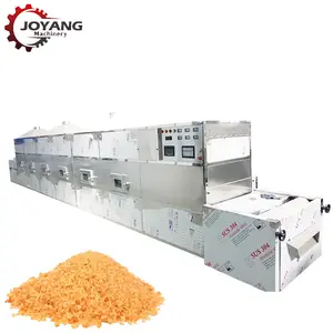 Equipo esterilizador de microondas de túnel para máquina de esterilización de migas de pan de alimentos