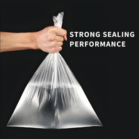 Emballage personnalisé d'usine, rouleau de pochettes scellées, rouleau de sacs en plastique transparent scellés pour supermarché