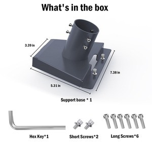Kit de Adaptador de Tubo de Montaje de Aleación de Aluminio para Starlink Gen3/V3, Placa de Montaje para Techo Starlink Gen 3, Accesorios para Juegos - Product Image 4