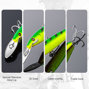 <span class=keywords><strong>Leurre</strong></span> de pêche NOEBY 225 mm, <span class=keywords><strong>leurre</strong></span> de pêche en mer, <span class=keywords><strong>leurre</strong></span> métallique à bascule, plongée profonde, gros gibier - Product Image 4