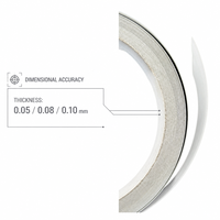 Ruban en tissu conducteur à largeur personnalisable 10mm 20mm 50mm, tissage uni, placage cuivre-nickel pour solution de mise à la terre EMI de circuits imprimés