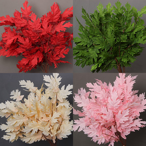 Hojas de Roble Artificiales de Seda para Decoración de Bodas, Hojas Colgantes de Techo de Alta Simulación - Product Image 3