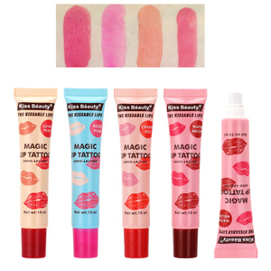 Kiss Beauty 16 ml Magic Color Peel Off Lip Stain Gloss Venta al <span class=keywords><strong>por</strong></span> mayor Etiqueta privada Cosmético Maquillaje Squeeze Tube Lip Tattoo Gloss - Product Image 3