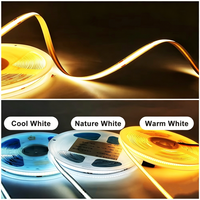 Bande LED COB sans points 3mm/4mm 24V 400 LED/m 7W/M Monochrome Coupable à 20mm IP20