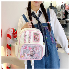Sac à dos transparent pour étudiantes, motif Anime Kpop Idol, Mochilas <span class=keywords><strong>K</strong></span>-pop Guerreras pour enfants, bonne qualité - Product Image 1