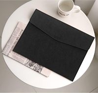 Porte-documents en cuir PU A4 opaque, organiseur de dossiers, pochette de classement, pochette magnétique à fermeture à pression, marque ZJ
