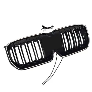 Car Front <b>Grille</b> <b>For</b> X1 U11 2023-2025 Single Dual Line <b>Mesh</b> Cover Trim Body Kit Exterior Auto Parts Tuning - Product Image 4