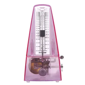 Square style transparent metronome for guitar