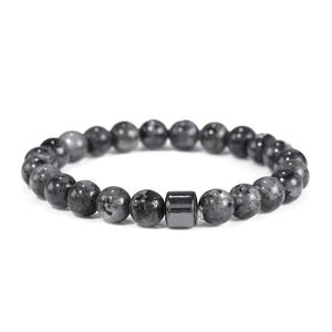 Pulsera de Piedras Naturales con Cuentas de Ónice Negro Magnético, Ojo de Tigre y <span class=keywords><strong>Piedra</strong></span> de Pino, para Hombre y Mujer, Venta Caliente - Product Image 3