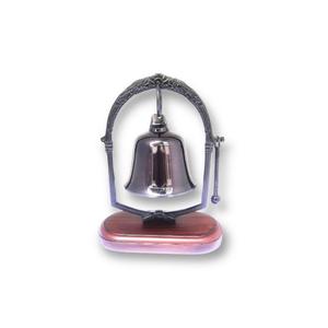 Support de cadre de 10 pouces en laiton nickelé noir avec cloche de 4 pouces, design moderne et élégant, polyvalent pour la décoration artistique - Product Image 3