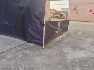 Tùy chỉnh in bất kỳ màu sắc kinh doanh Logo 10x10 Tán lều gấp hợp kim nhôm khung + 2 đầy đủ tường 1 nửa tường con lăn gói - Product Image 3