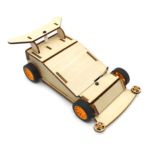 Kit de voiture 4x4 en bois pour enfants, jouet d'assemblage de modèle STEM pour l'éducation scientifique, contrôle manuel, artisanat éducatif, âge 7-9 ans - Product Image 1