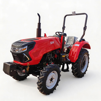 Traktor Pertanian 4WD yang Mudah Dioperasikan, Ringkas, Dilengkapi Bucket Pemuat Depan untuk Kebun, Perkebunan, dan Pengolahan Tanah di Pegunungan