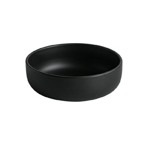 Vente en gros Offre spéciale Bol en porcelaine fait à la main moderne de couleur noire émaillée mate pour la soupe - Product Image 4