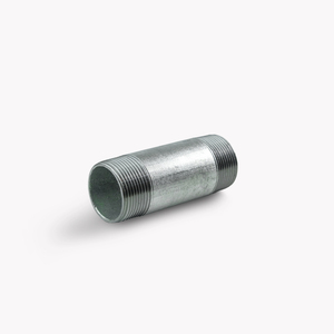 Conector de Tubería de Acero Galvanizado Recto de 4 Pulgadas con Rosca NPT Macho, Resistente a la Corrosión, para Suministro de Agua - Product Image 1