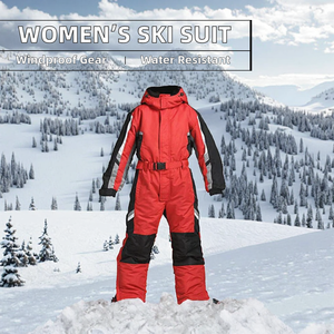 Conjunto de Traje de Esquí Impermeable y Cortavientos a la Moda, Personalizable, Unisex, para Deportes de Invierno al Aire Libre, con Cierre de Cremallera para Tecnología - Product Image 2