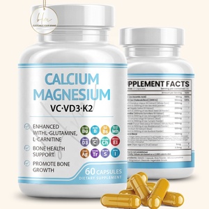 OEM/ODM supplément <span class=keywords><strong>de</strong></span> soutien des articulations osseuses calcium magnésium zinc potassium <span class=keywords><strong>vitamine</strong></span> D3 <span class=keywords><strong>B12</strong></span> <span class=keywords><strong>vitamine</strong></span> K2 curcuma Msm - Product Image 1