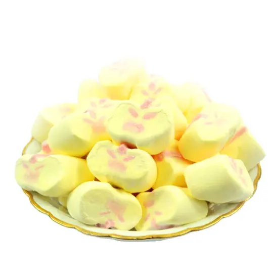 Сладкие сладкие мягкие конфеты с низким содержанием сахара, длинный рулон, круглая Новинка, зефир