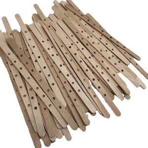 36129 Confezione <span class=keywords><strong>da</strong></span> 25 Supporti in Legno per <span class=keywords><strong>Stoppini</strong></span> di <span class=keywords><strong>Candele</strong></span>, Strumenti Naturali per Centrare il Stoppino per la Fabbricazione di <span class=keywords><strong>Candele</strong></span>, Bastoncini Riutilizzabili e Durevoli Personalizzati - Product Image 3