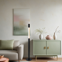 Lampadaire vertical de style industriel Lampadaire LED avec décoration lumineuse LED Lumière d'ambiance d'angle moderne