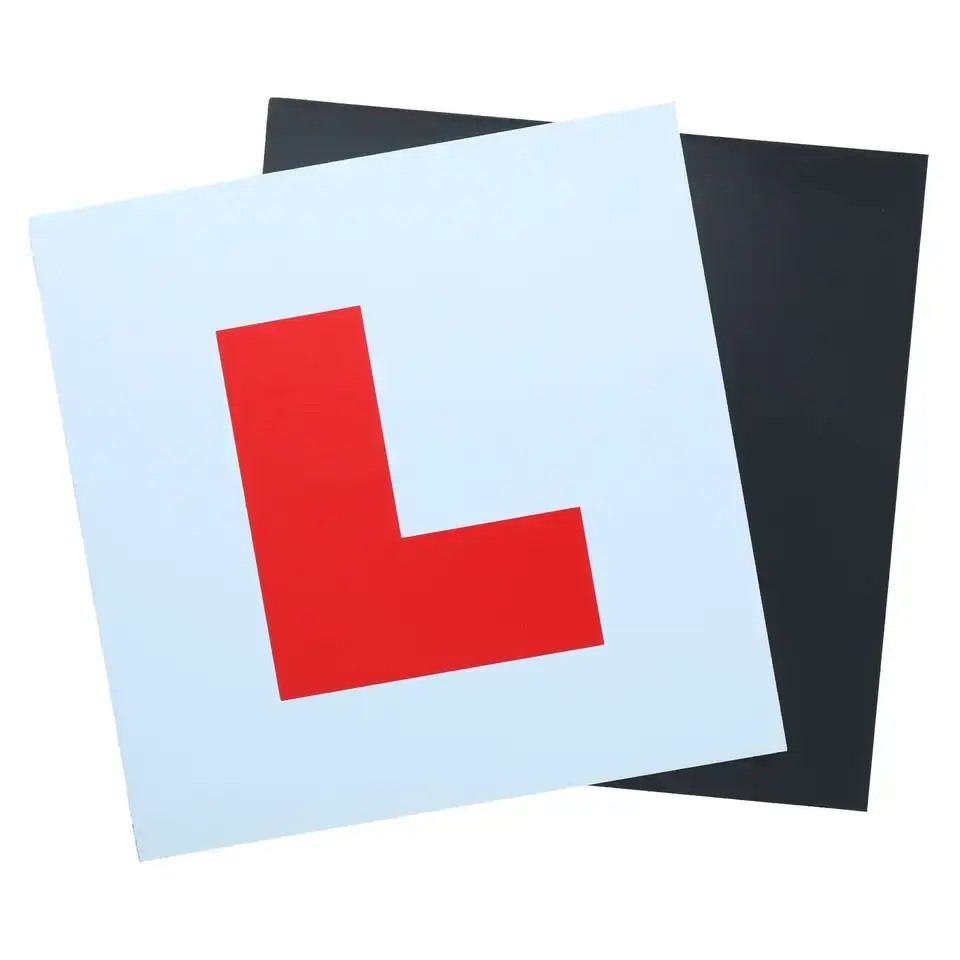 Fully Magnetic Learner Plates Speed Limit 90 L Sign Plate Stickers Learner Driver L Sign Sticker Novice Car Sticker