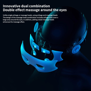 Masajeador de ojos inteligente eléctrico antiarrugas Dispositivo de cuidado <span class=keywords><strong>facial</strong></span> de silicona ABS con presión de aire Masajeador de Ojos de relajación - Product Image 4