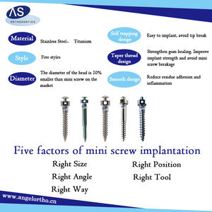 Fornitura di fabbrica vite dentale ortodontica Mini Tornillo accessori impianto endosseo - Product Image 2