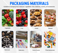 Machine d'emballage et de conditionnement automatique horizontale pour sacs plastiques, pochettes, éponges à vaisselle, tampons éponges de nettoyage de cuisine et tampons à récurer