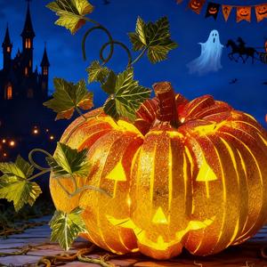 Kit de modèle en métal Jack-O'-Lantern de <span class=keywords><strong>Piececool</strong></span>, puzzle en métal <span class=keywords><strong>3D</strong></span>, jouets éducatifs, cadeau d'Halloween pour une utilisation décorative - Product Image 4