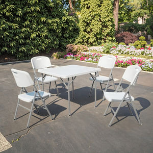 34 "ulk Ying uying Heap ortable lastic Plastic Quare quolding ining Table para ututdoor ararty - Product Image 1
